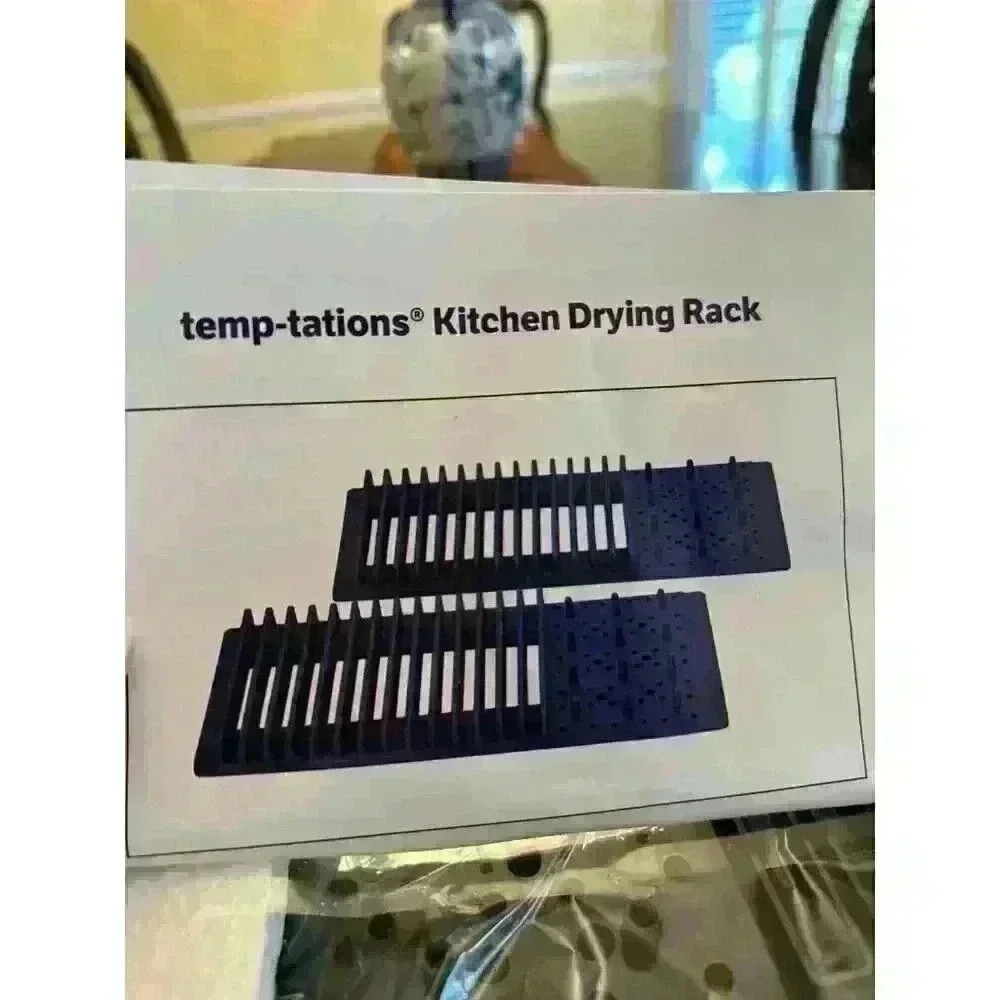 Temptations 2 piece Black Kitchen Drying Rack‎ - Picture 3 of 3